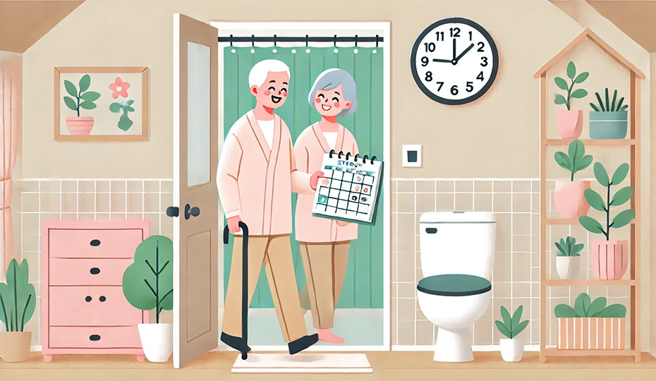 日常生活での工夫:定期的排尿スケジュールの導入
